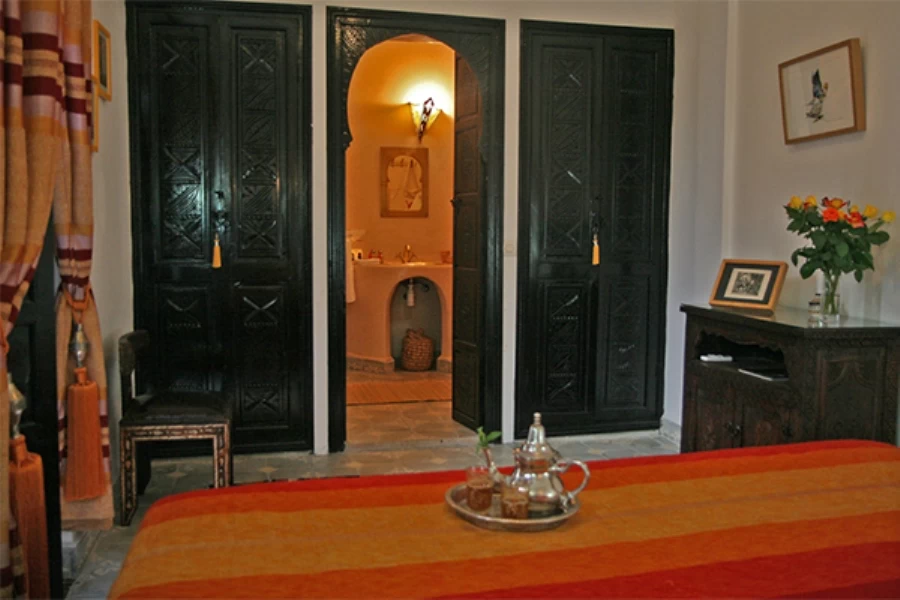 Chambre Ganga riad marrakech à la medina l’entrée