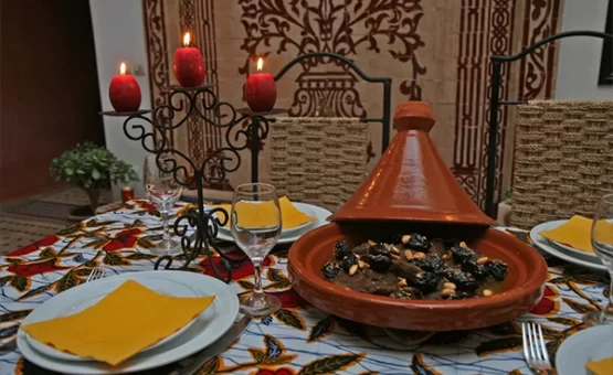 Table d’hôtes à riad marrakech